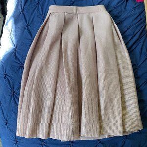 Pleated Midi Skirt